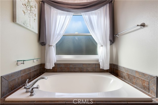 Master bath soaking tub