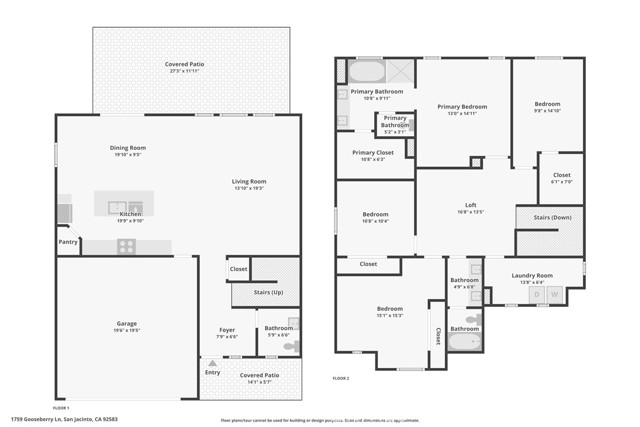 Detail Gallery Image 24 of 31 For 1759 Gooseberry Ln, San Jacinto,  CA 92583 - 4 Beds | 2/1 Baths