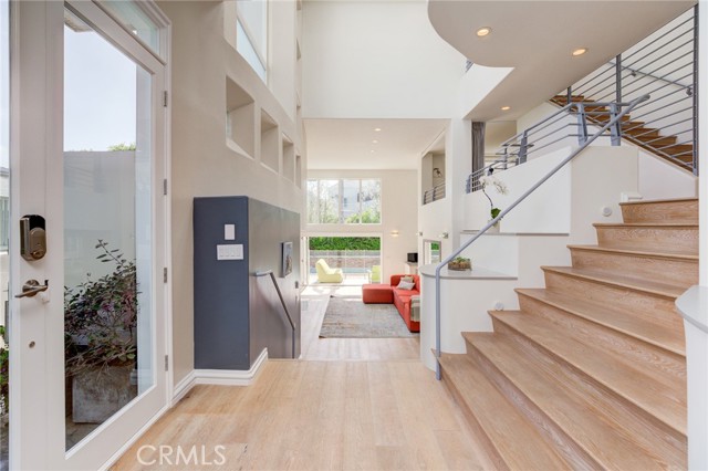 Entry open to Living Room