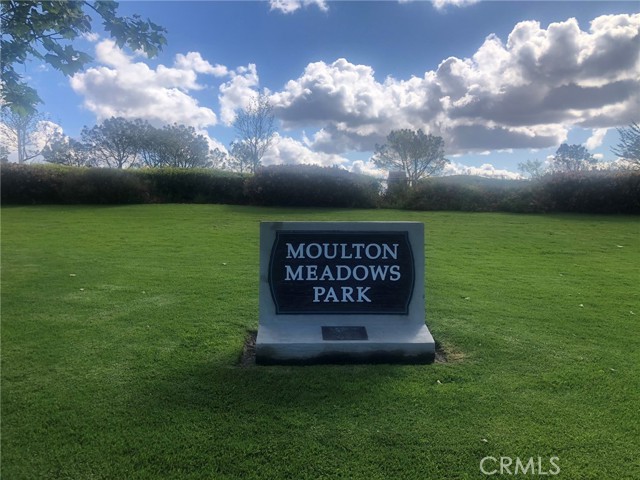 Moulton Meadows Park up the hill from the property