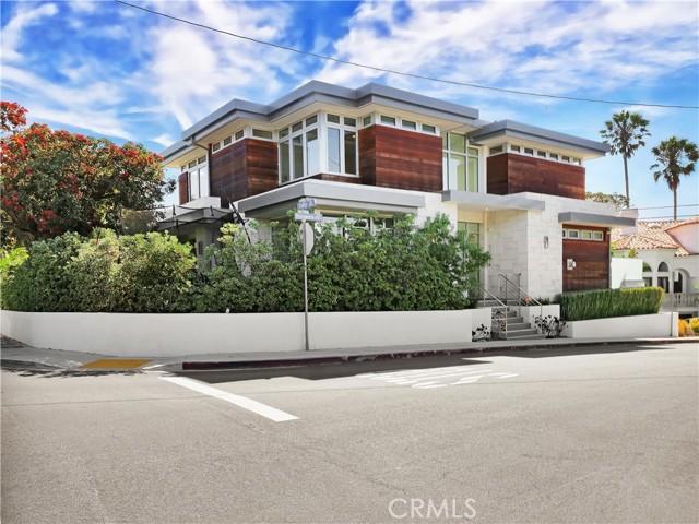 Corner view from the street.