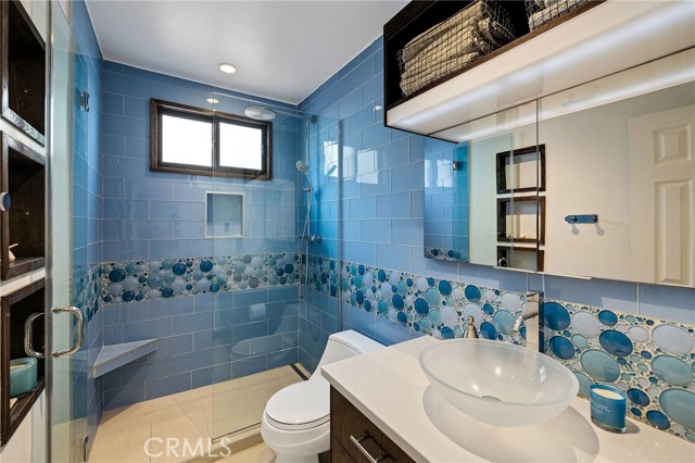 Remodeled downstairs bathroom
