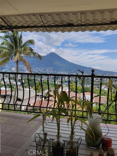 terrace volcano view