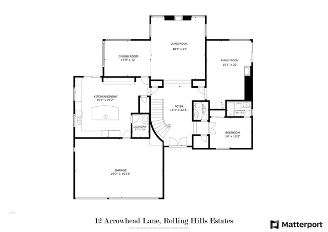 Main Level Floor Plan