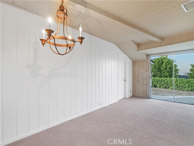 Dining area off kitchen