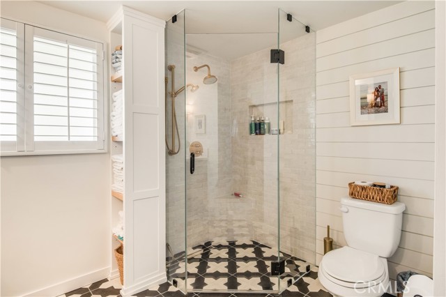 Tastefully remodeled with the finest material in the master bathroom