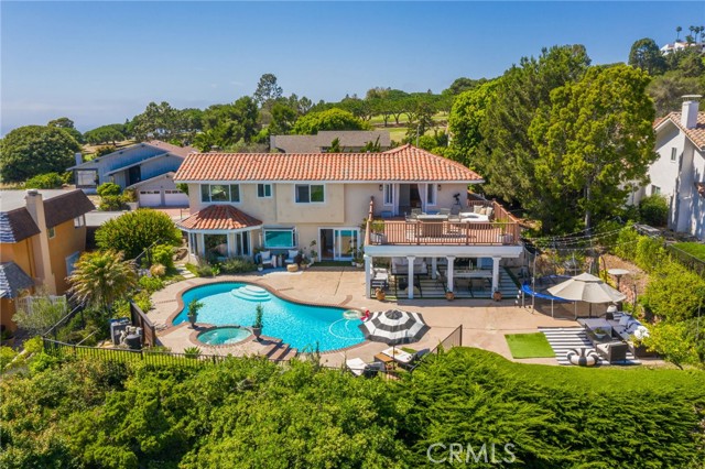 Sprawling 10,000+ sq ft lot in the prestigious Rancho Palos Verdes, this stunning 4-bedroom, 3-bathroom home with a bonus room offers unparalleled 180-degree ocean views.