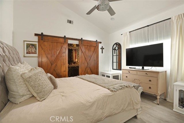 Master Bedroom with walk-in closet