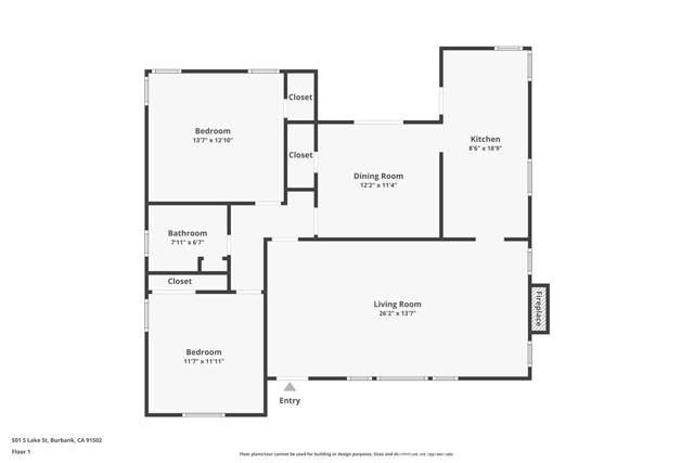 Detail Gallery Image 22 of 26 For 501 S Lake St, Burbank,  CA 91502 - 2 Beds | 1 Baths