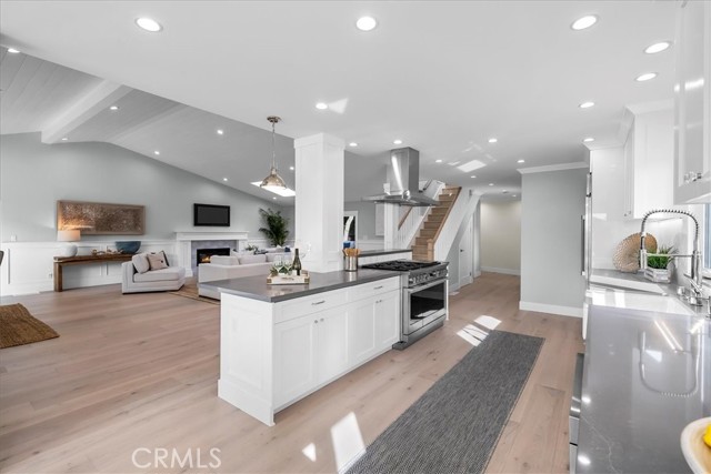 Kitchen open to Living Room