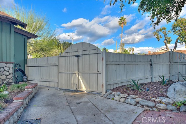 Easterly Rear Yard Gate to Driveway