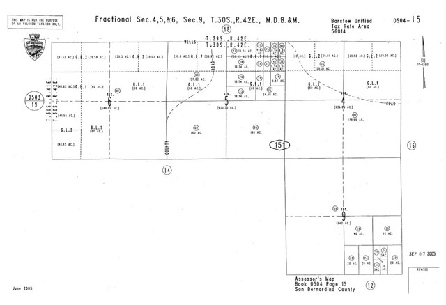 Detail Gallery Image 1 of 1 For 0 Near Granite Wells, Barstow,  CA 92311 - – Beds | – Baths