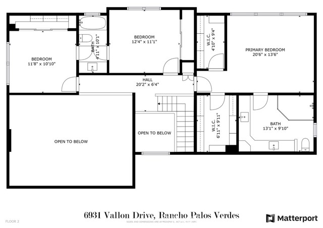 Upstairs Floor Plan