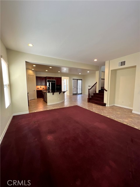 Family Room looking into Kitchen