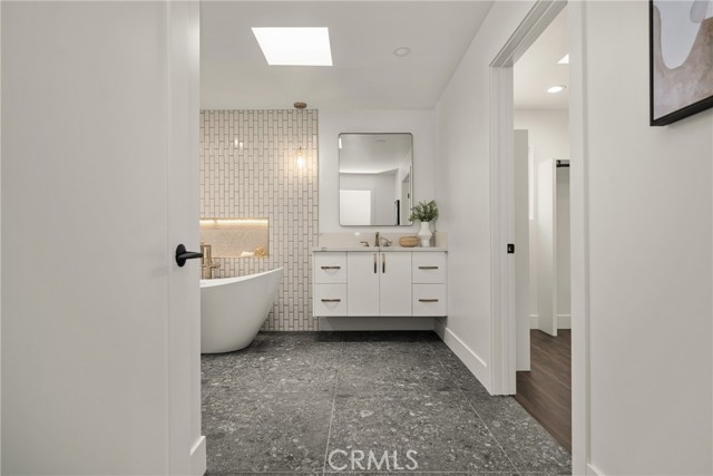 Main level primary bathroom