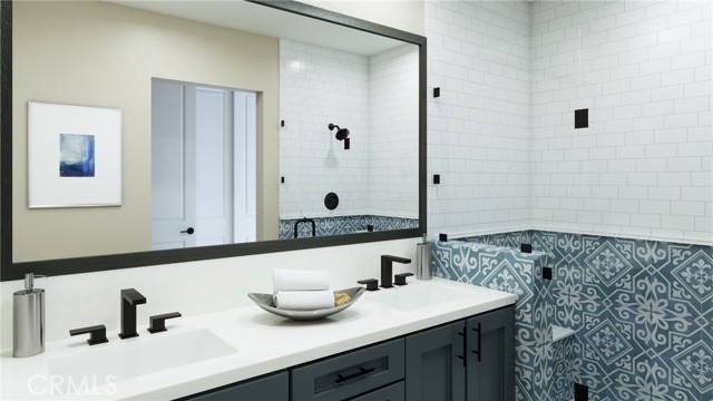 rendering - primary bath