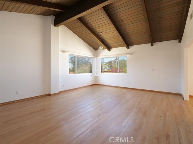 Spacious Family Room with Vaulted Ceiling