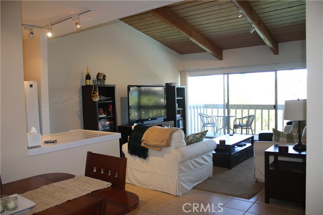 Living Room Opens Up To The Ocean View Balcony