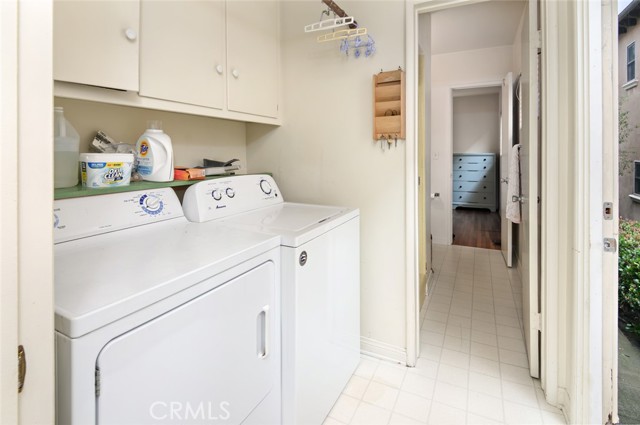 Laundry area