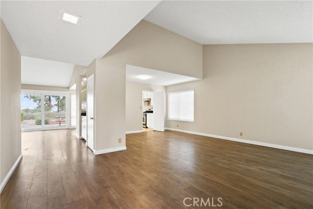 Living room and Dinning room open floor plan