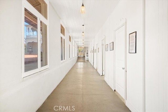 Hallway of former spring water baths