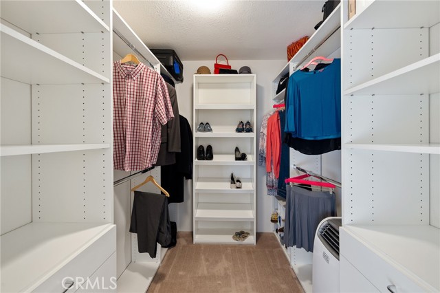 Master walk-in closet