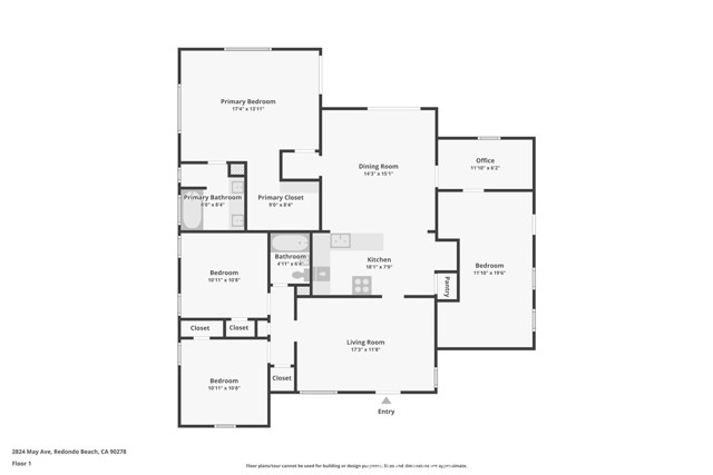 2824 May Avenue, Redondo Beach, California 90278, 3 Bedrooms Bedrooms, ,2 BathroomsBathrooms,Residential,For Sale,May,SB24075095