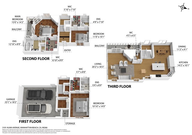 3101 Alma Avenue, Manhattan Beach, California 90266, 3 Bedrooms Bedrooms, ,3 BathroomsBathrooms,Residential,For Sale,Alma,SB25150959