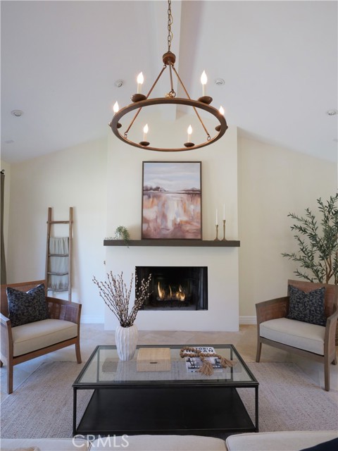 Private Fireplace in Primary Suite