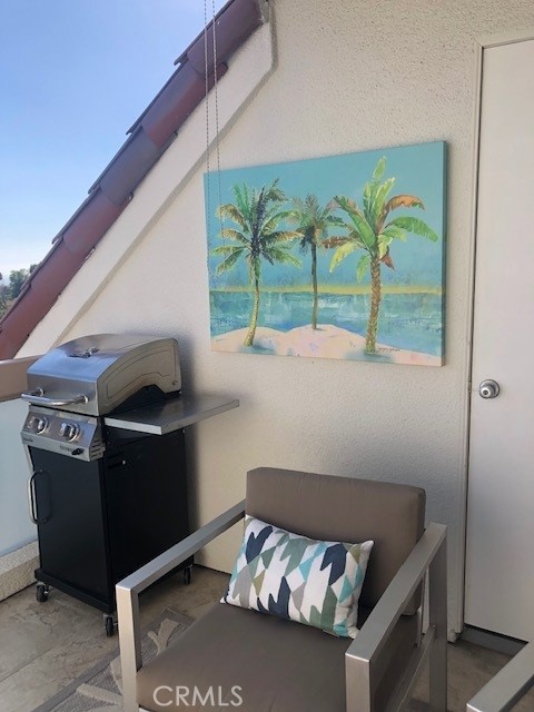 Patio with bbq