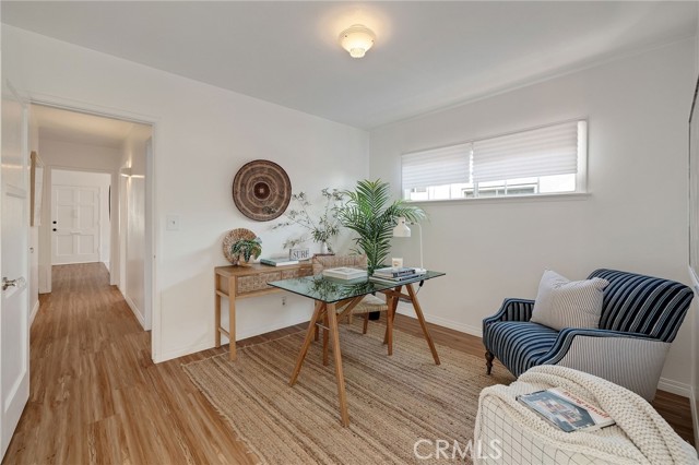 Bedroom #3 Shown here staged as a home office.