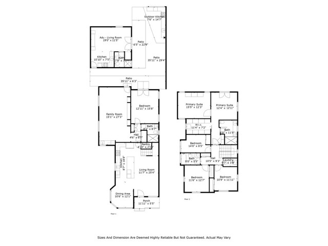 floor plan with dimensions - buyer to verify