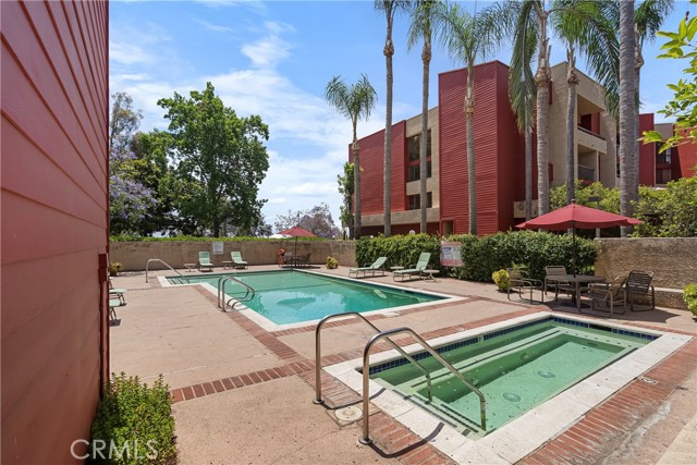 Pool and spa in the community