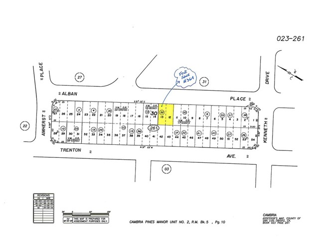 Detail Gallery Image 9 of 10 For 0 Alban Pl, Cambria,  CA 93428 - – Beds | – Baths