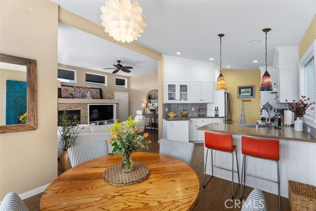 Open concept ideal for gatherings