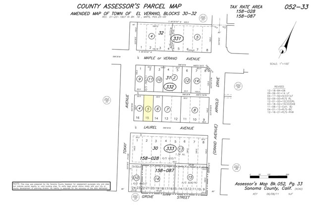 Detail Gallery Image 6 of 6 For 1025 Laurel Ave, Sonoma,  CA 95472 - – Beds | – Baths