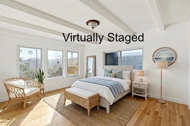 Virtually Staged First Upstairs Bedroom
