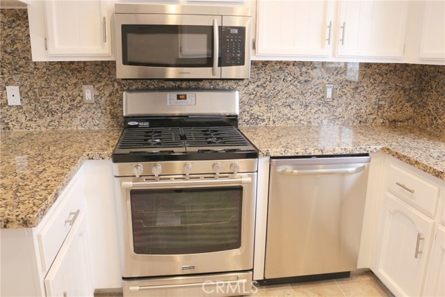 New stainless steel stove, microwave and dishwasher