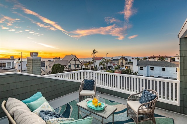 Incredible ocean views from the top floor deck off of the entertaining room/office