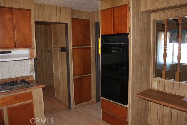 view of kitchen to laundry room door