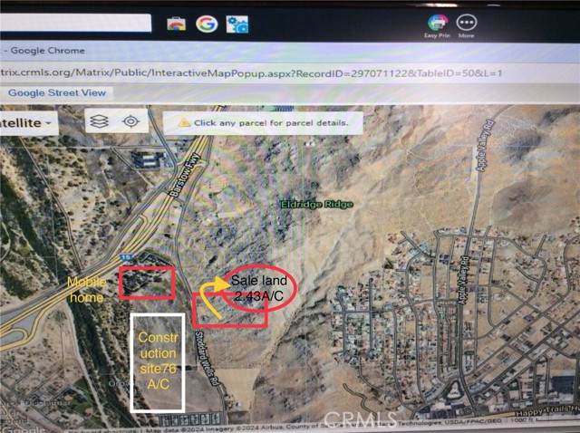 0 stoddard Wells Road, Apple Valley, California 92307, ,Land,For Sale,0 stoddard Wells Road,CRRS24006392