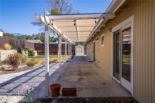 Great spot for a dining or conversation set.