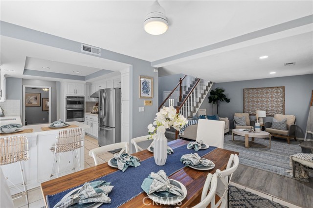 Dining Room to Kitchen & Family Room