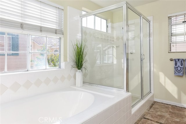 Master with separate tub and shower