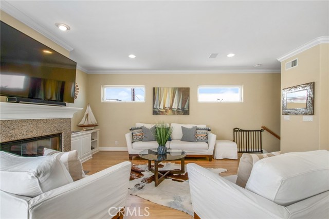 Family room facing east.