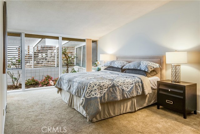 Master Bedroom with Atrium beyond