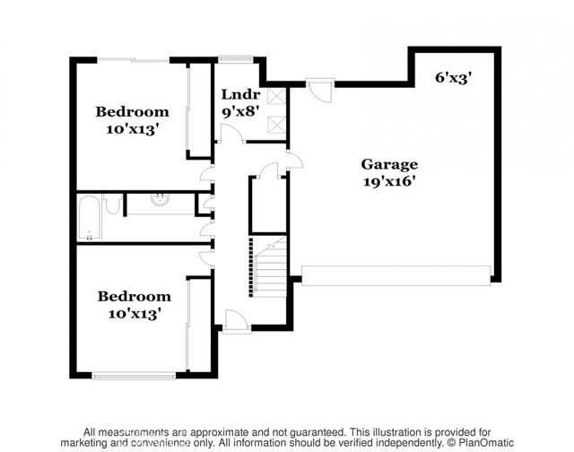 Downstairs floor plan