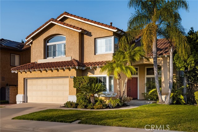 Welcome to 2755 Finley, nestled in the peaceful and highly sought-after Serrano neighborhood in Tustin Ranch. This beautiful 3 bedroom PLUS loft, 2.5 bath two-story home is perfect for those looking for comfort, convenience and style. Rarely available, this home is walking distance to award winning Peters Canyon Elementary and Pioneer Middle School. Step inside to discover a spacious, light-filled interior with high ceilings, shutters throughout and vinyl wood plank flooring. The freshly painted walls and newly carpeted bedrooms provide a clean, welcoming atmosphere, ready for you to move in and make it your own. The open living room and attached dining room sets the stage for large gatherings, while the kitchen with its center island, walk in pantry, gas cooktop, double ovens and new microwave is a chef's dream, perfect for entertaining and preparing your daily meals. In addition to the upstairs bedrooms, this home features a versatile loft that can be used as a home office, den, playroom or additional living space to suit your needs. The attached two car garage and separate indoor laundry room equipped with washer and dryer adds to the home's convenience. Enjoy the solitude in your private lush backyard with a built-in barbecue ideal for summer cookouts. Prime Tustin Ranch location conveniently located near Cedar Grove Park with walking, biking, playgrounds, sports courts, fitness stations and playing fields, Peter's Canyon Regional Park, the 241 and 5 freeways, and the Market Place for shopping and dining options galore. Don't miss your chance to make this home yours-schedule a showing today!