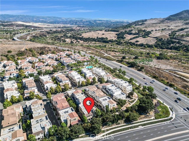 Aerial view of condo.