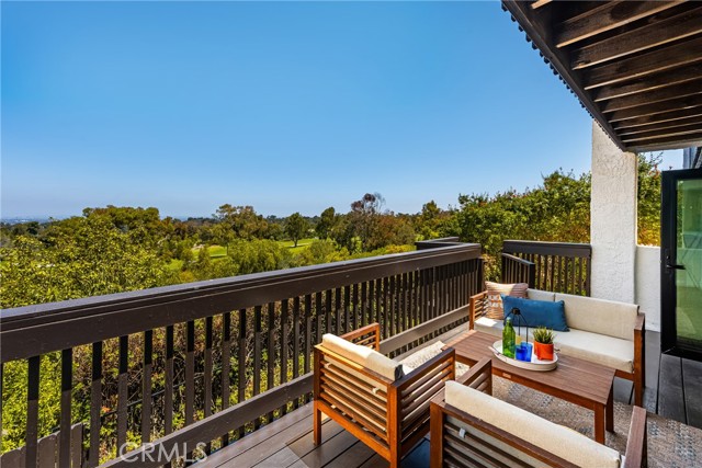 Large downstairs living room balcony